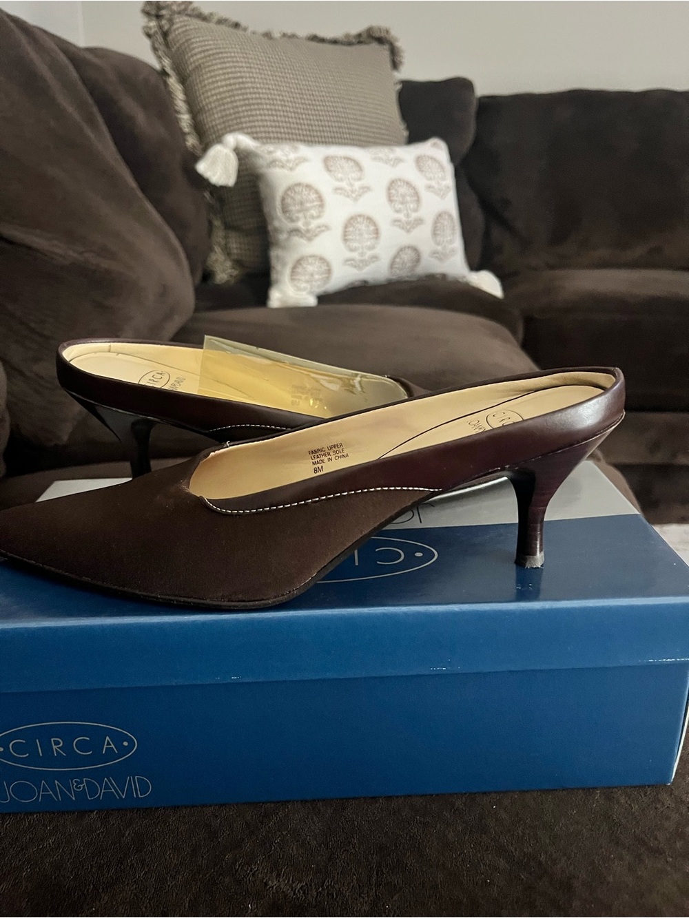 Joan & David Mule Kitten Heels 8